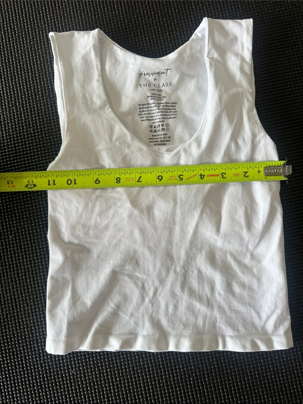 FP Movement by Free People White Scoop Neck Tank Top